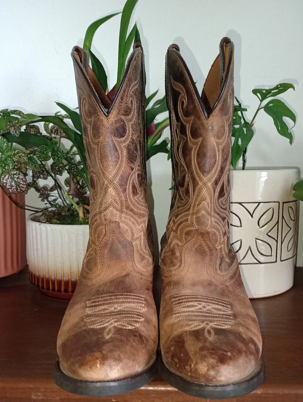 Laredo Maddie Round Toe Western Boots - Picture 4 of 8